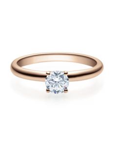 Verlobungsring  18018 rotgold 0,40 ct