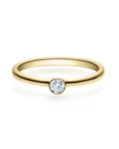 Verlobungsring  18019 gelbgold 0,10 ct