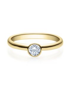 Verlobungsring  18019 gelbgold 0,25 ct