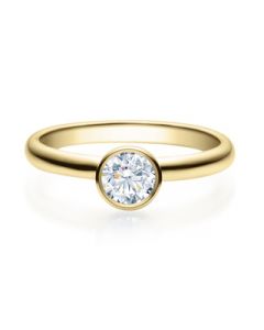 Verlobungsring  18019 gelbgold 0,40 ct
