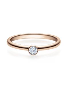 Verlobungsring  18019 rotgold 0,10 ct