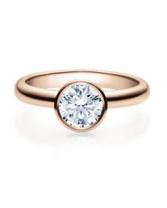 Verlobungsring  18019 rotgold 0,70 ct