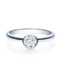 Verlobungsring  18019 weißgold 0,50 ct