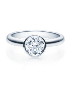 Verlobungsring  18019 weißgold 1 ct