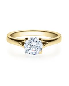 Verlobungsring  18020 gelbgold 0,70 ct