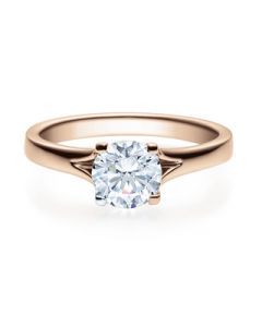 Verlobungsring  18020 rotgold 1 ct
