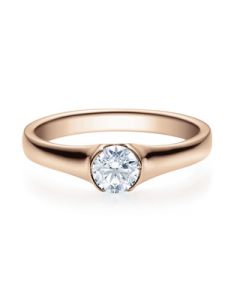 Verlobungsring  18022 rotgold 0,40 ct